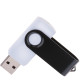 Флешка TWIST WHITE COLOR Белая с черным 4015.08.4ГБ