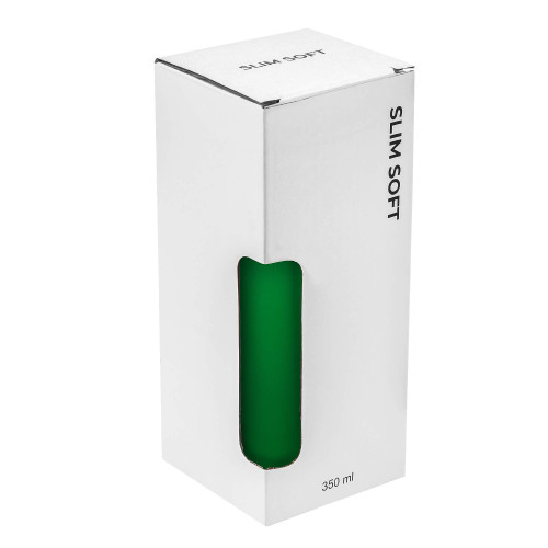 Термокружка SLIM SOFT COLOR 350мл. Зеленая с зеленой крышкой 6030.02