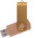 Флешка TWIST WOOD COLOR Светлое дерево с золотистым 4014.31.17.4ГБ