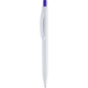 Ручка IGLA COLOR Белая с синей кнопкой 1033.01