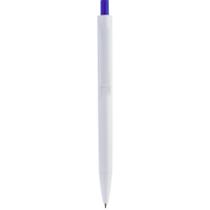 Ручка IGLA COLOR Белая с синей кнопкой 1033.01