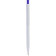 Ручка IGLA COLOR Белая с синей кнопкой 1033.01