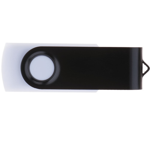 Флешка TWIST WHITE COLOR Белая с черным 4015.08.4ГБ
