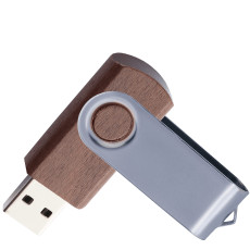 Флешка TWIST WOOD Темное дерево 4013.32.4ГБ